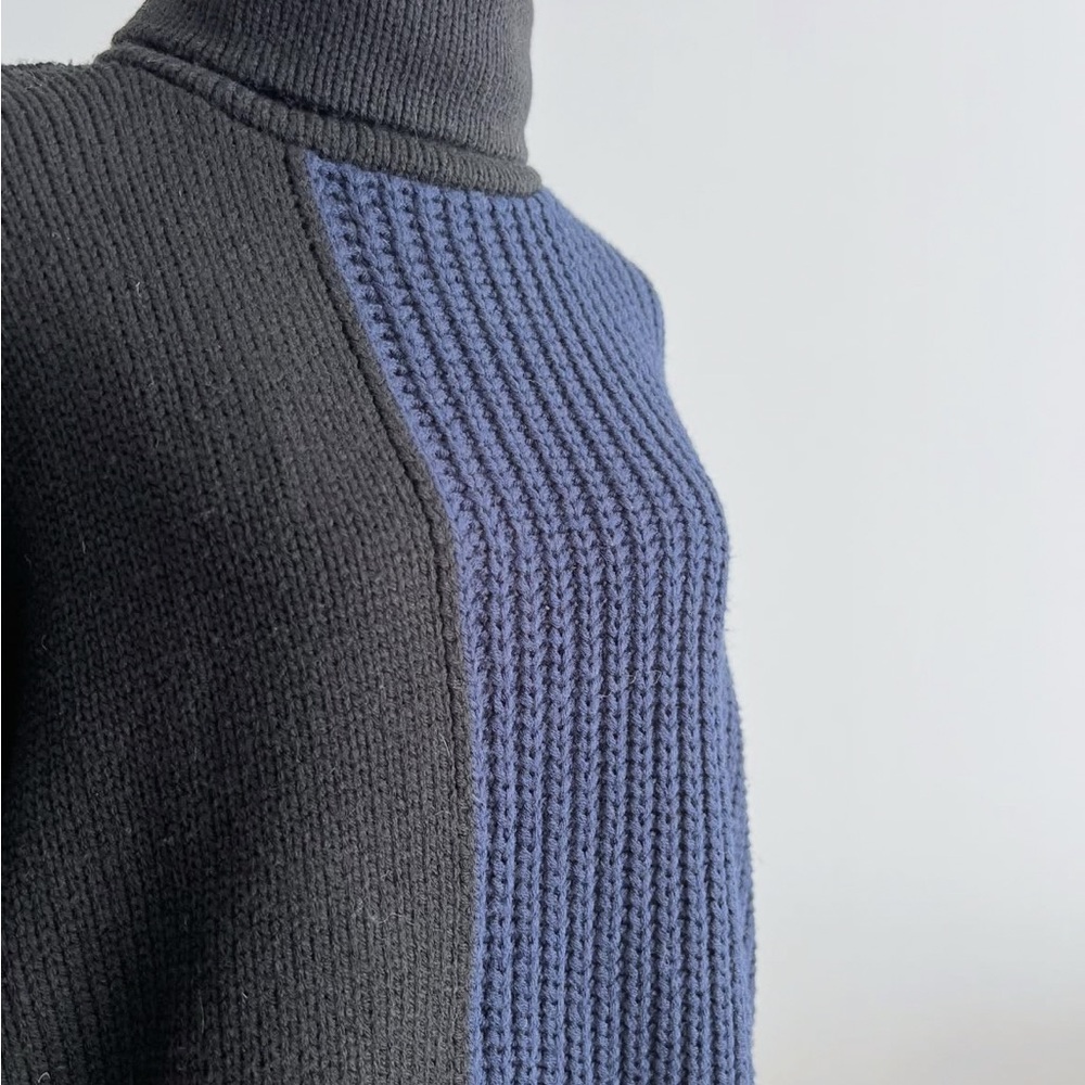 Topshop Colorblock Turtleneck Sweater - Picture 4 of 5